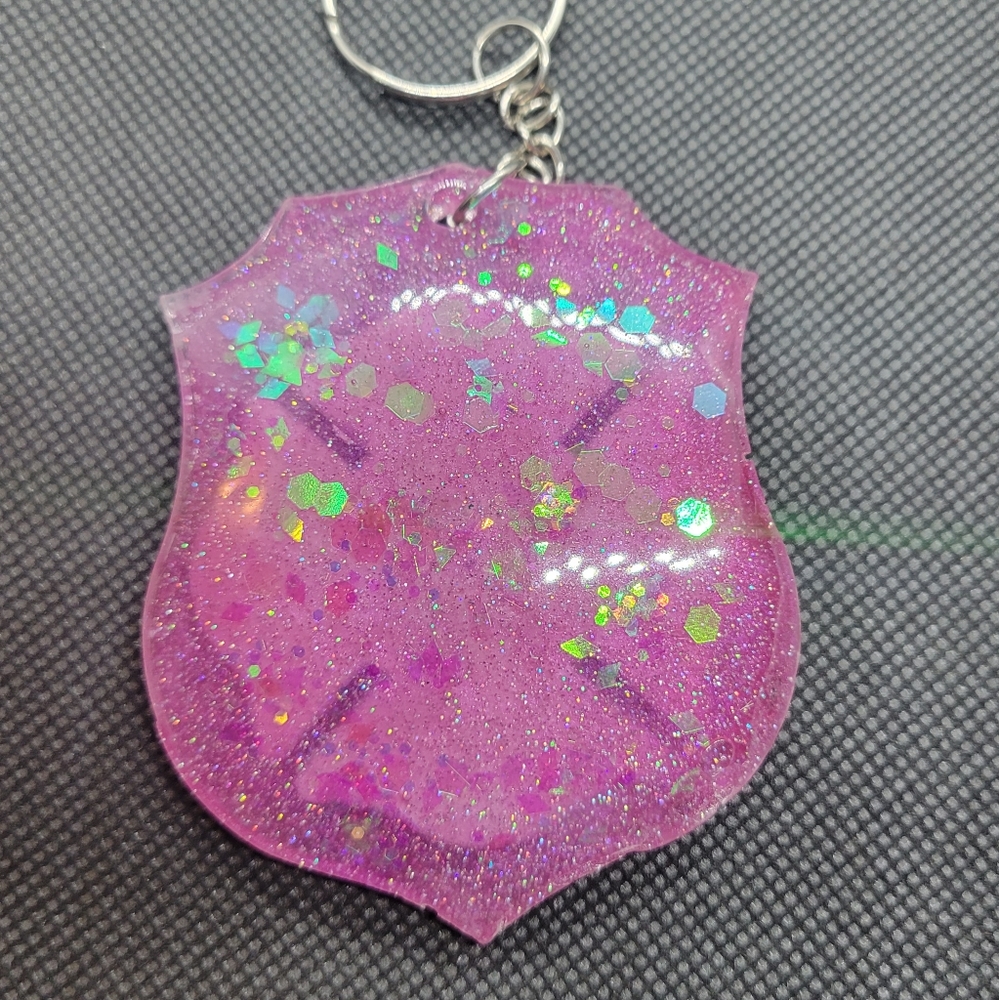 Red Line 🔥 Resin Keychain - Picture 2 of 2